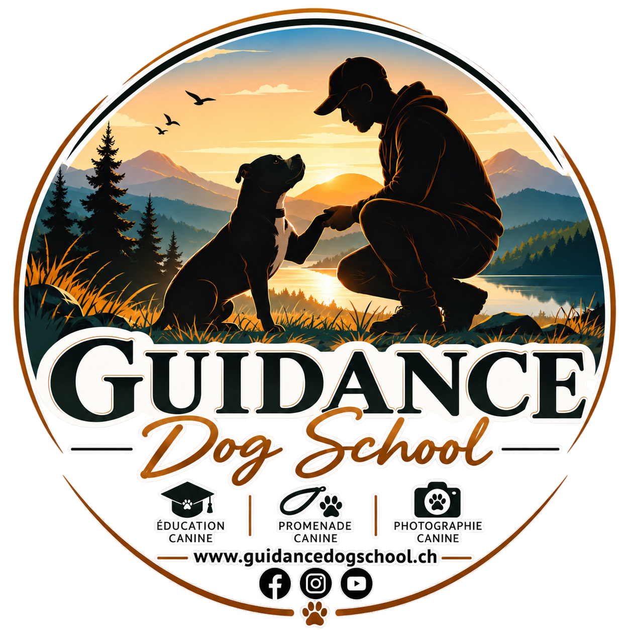 Guidance Dog School éducation canine promenade canine photographie canine suisse romande Vaud fribourg